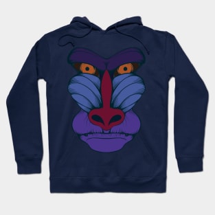 Baboon flat color version Hoodie